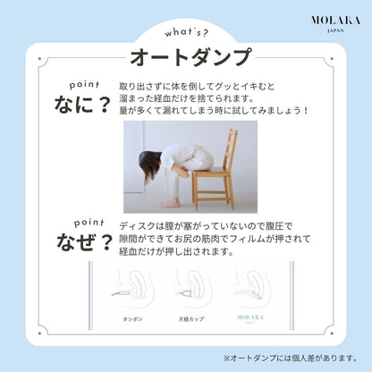使い捨て月経ディスク【MOLARA(モララ)】9枚入り