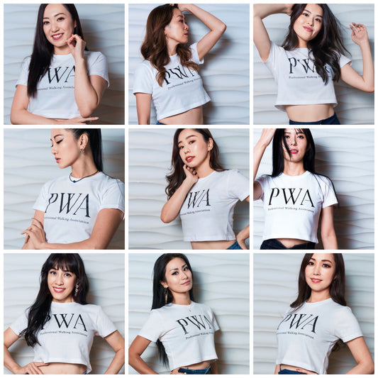 PWAオリジナルTシャツ＜クロップドタイプ＞